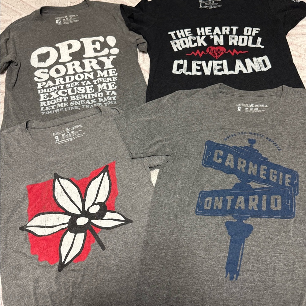 CLE Clothing Co. T-Shirts-Set of 4